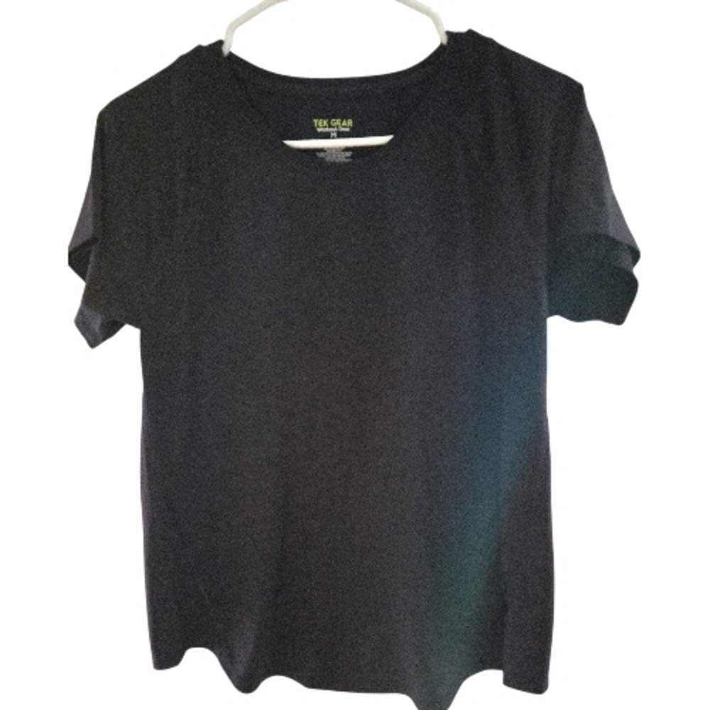 Tek Gear Women's Classic Black Short Sleeve Tee Sz M